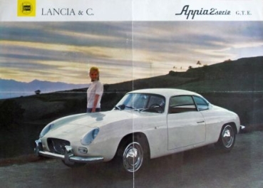 Lancia Appia G.T.E. Modelprogram 1959 Carbrochure (9768)